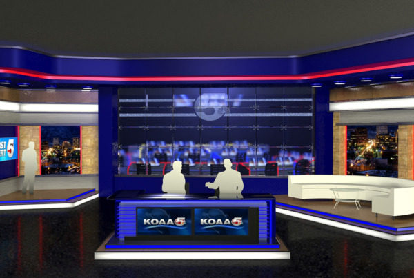 Virtual broadcasting set for KOAA