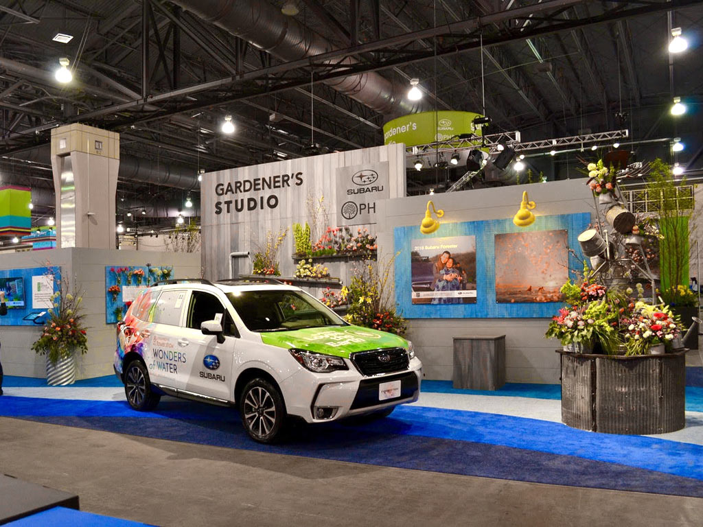 subaru 2018 philadelphia flower show erector sets inc